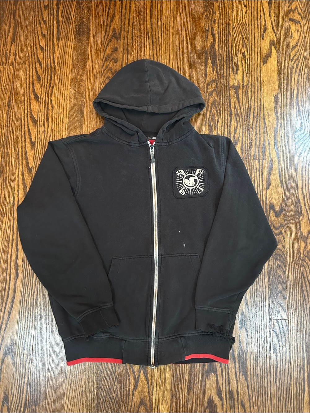 Vintage Y2K DVS Distressed Hoodie